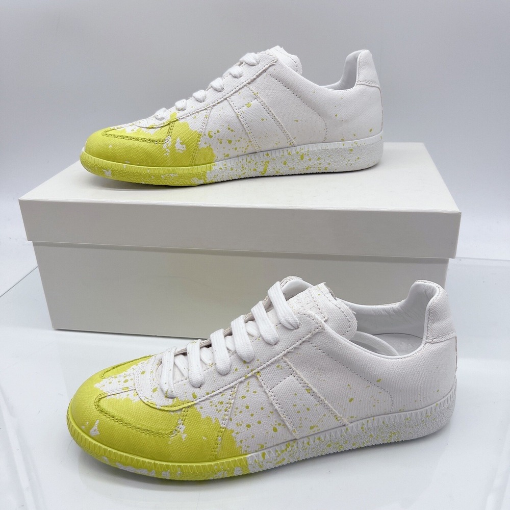 MM6 Maison Margiela Replica Sneaker Paint Splatter White Womens EU 36 US 6 $670 - Picture 4 of 14